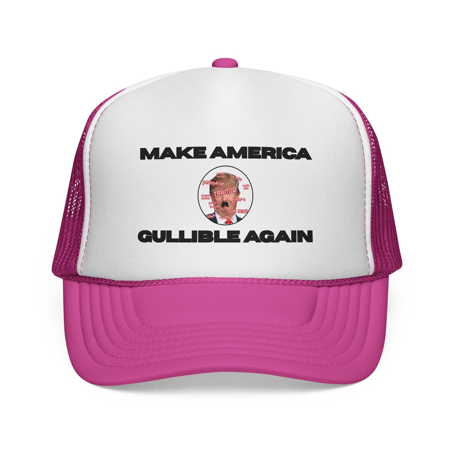 Trucker Cap — "Make America Gullible Again" Political Statement Hat