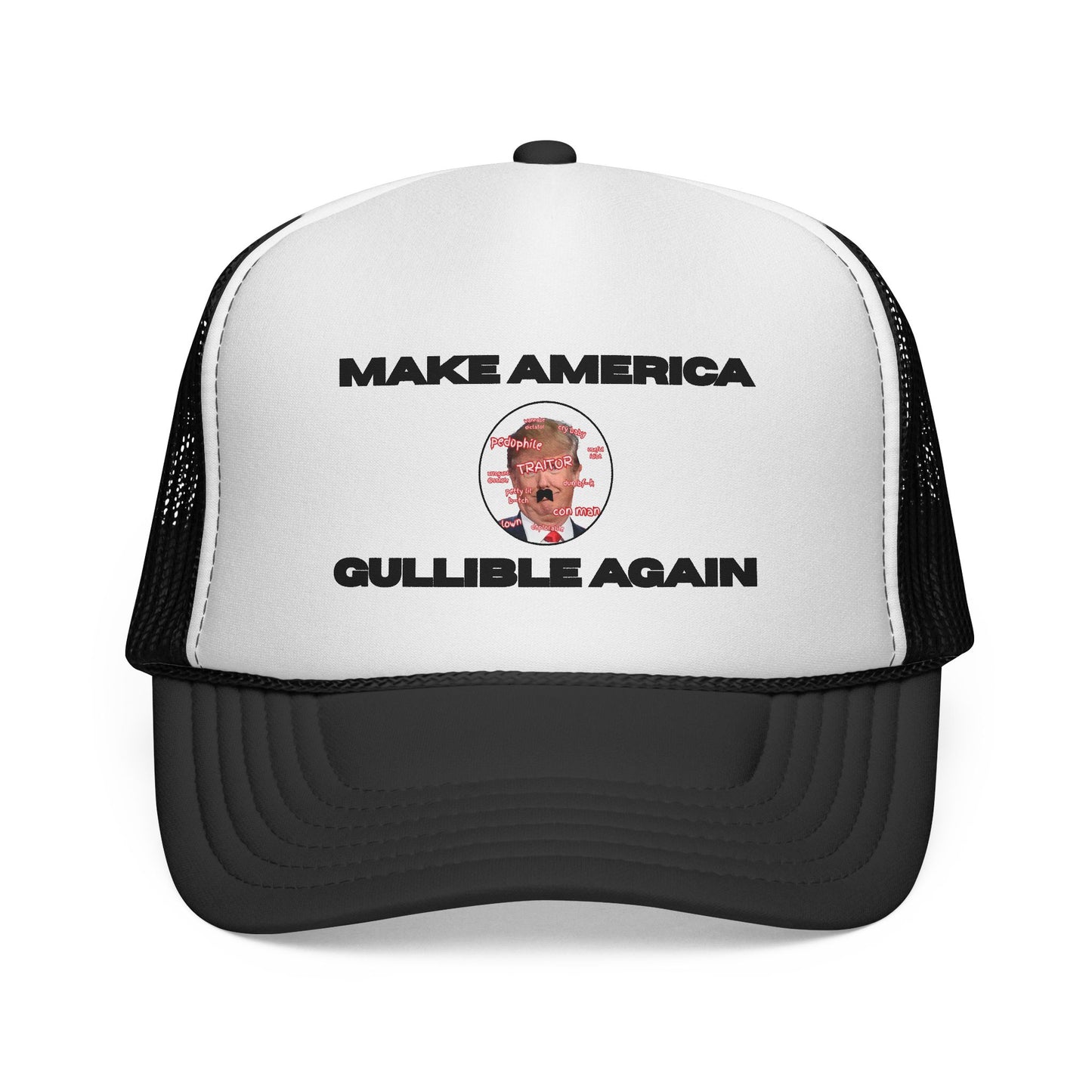 Trucker Cap — "Make America Gullible Again" Political Statement Hat