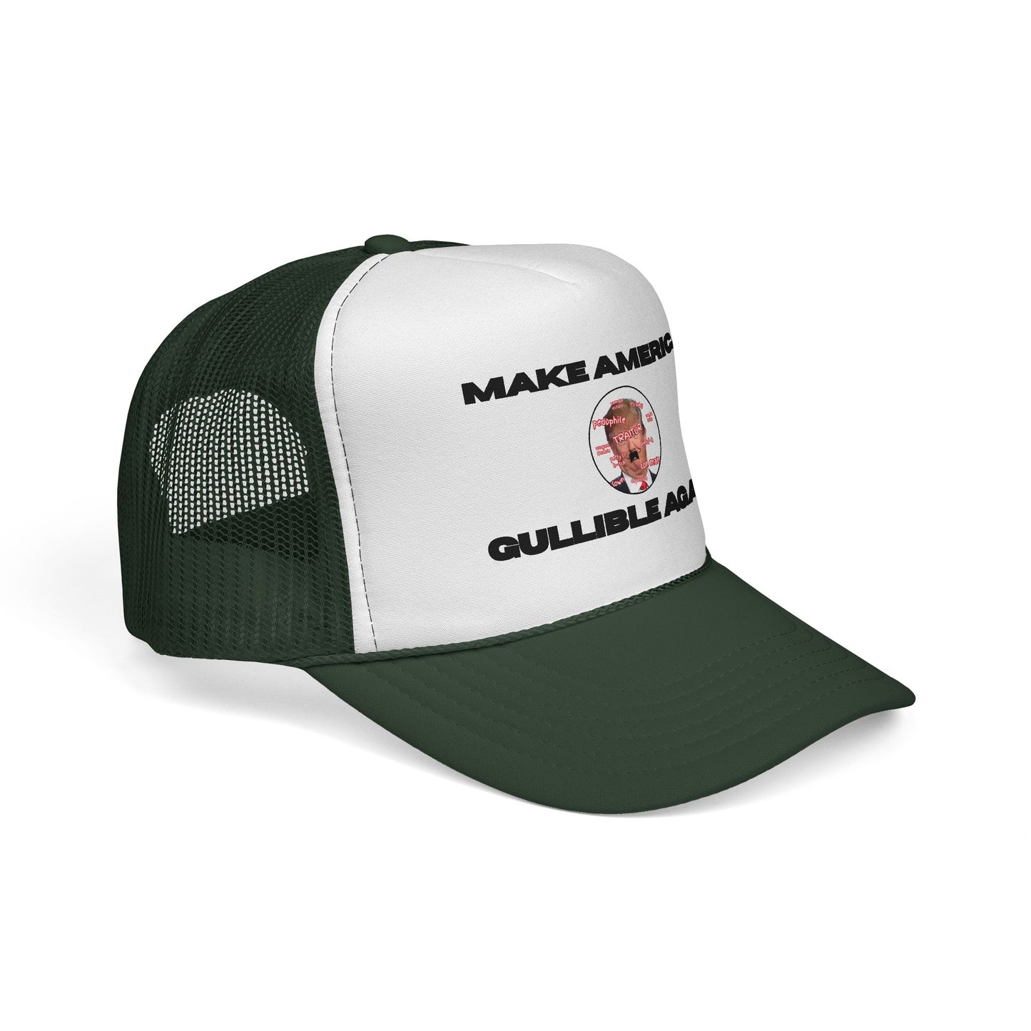 Trucker Cap — "Make America Gullible Again" Political Statement Hat