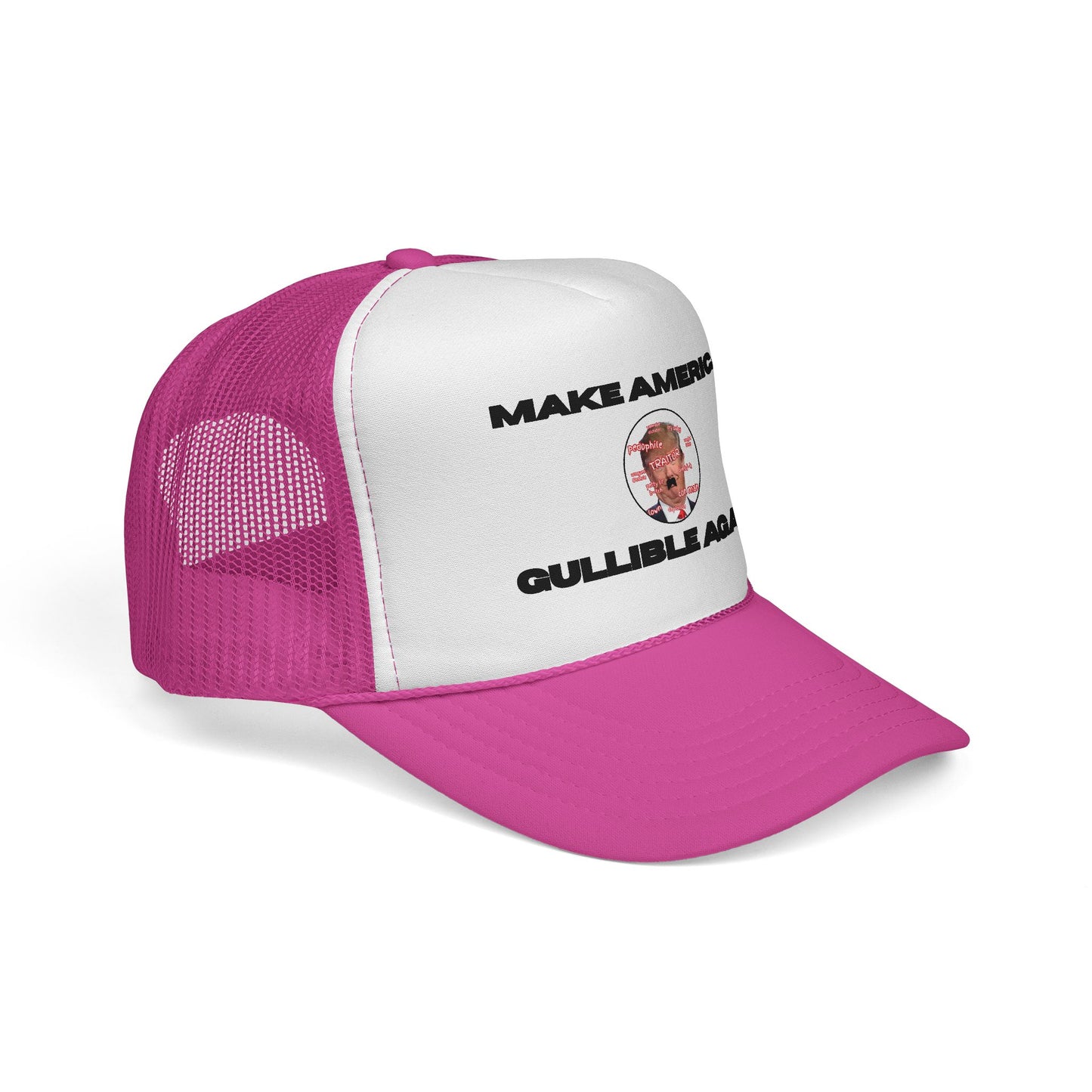 Trucker Cap — "Make America Gullible Again" Political Statement Hat