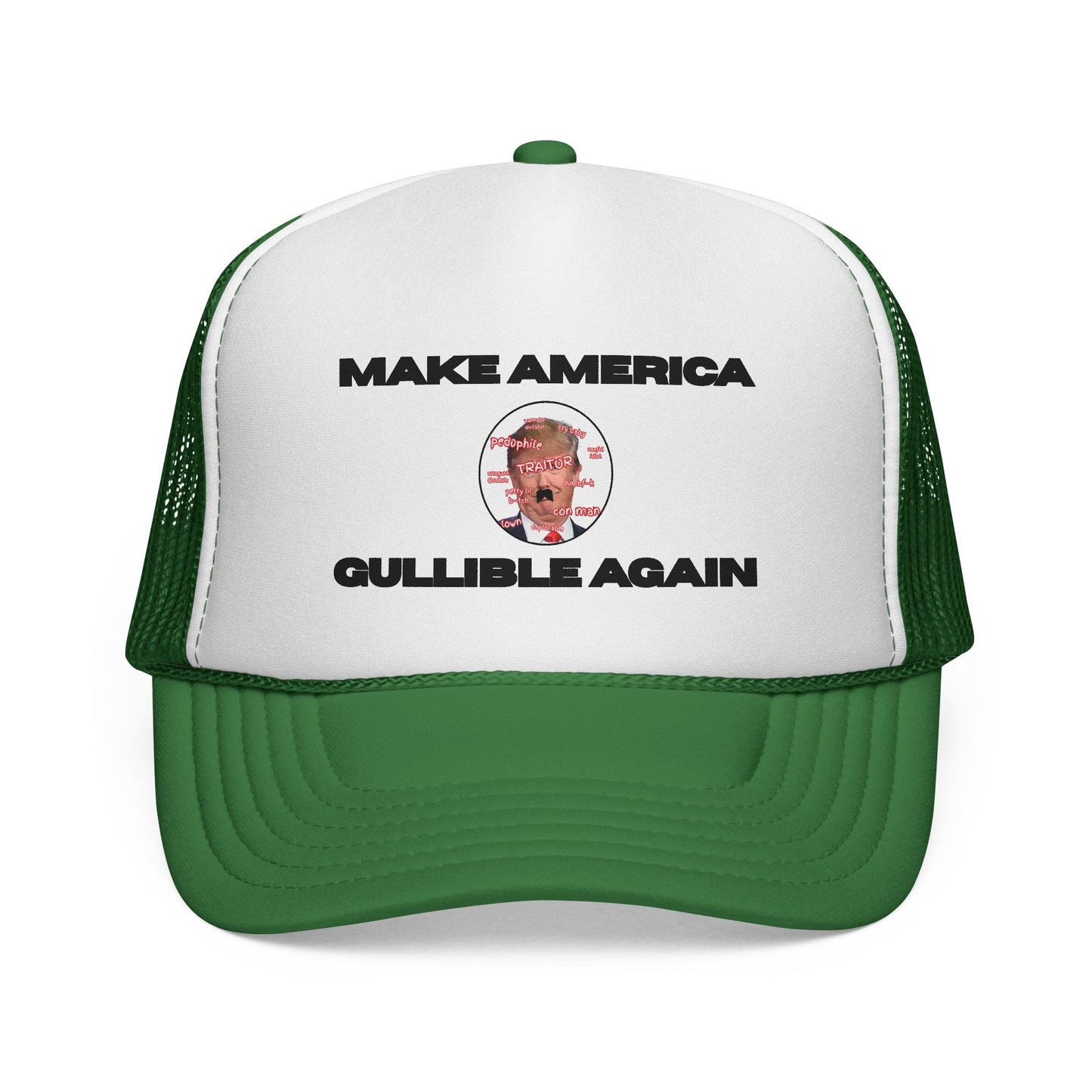 Trucker Cap — "Make America Gullible Again" Political Statement Hat